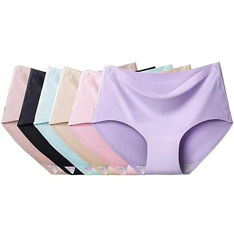 Buy PEGRIM No Show High Waist Briefs Underwear for Women Seamless Panties  Multi Pack of 5 Online In India At Discounted Prices