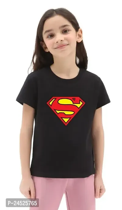 Girls superman tshirt