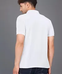 Mens Regular Fit Polo Neck Half Sleeve Solid Casual Polo T-Shirt-thumb1