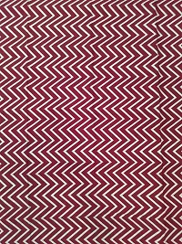 Elegant Maroon Crepe Chevron Fabric (by meter) For Women Pack Of 2-thumb2