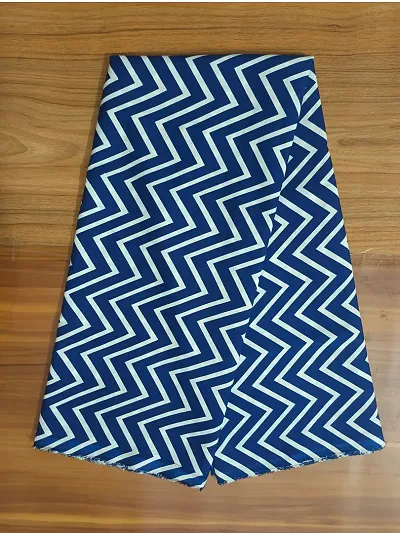 Elegant Crepe Printed Fabric - Pack Of 2