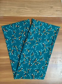 Elegant Blue Crepe Printed Fabric (by meter) For Women Pack Of 2-thumb3