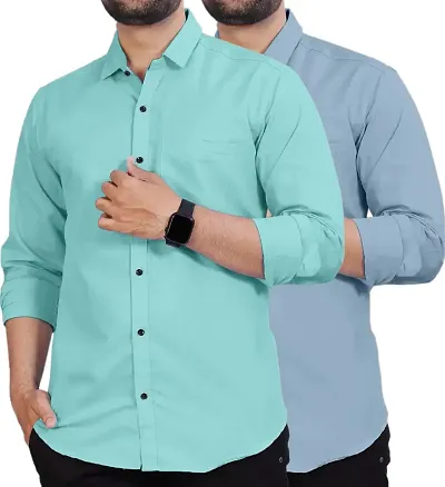 Must Have Polycotton Long Sleeves Casual Shirt 