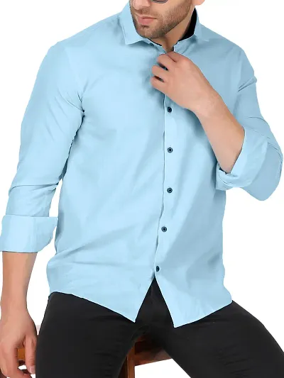 Comfortable Polycotton Long Sleeves Casual Shirt 