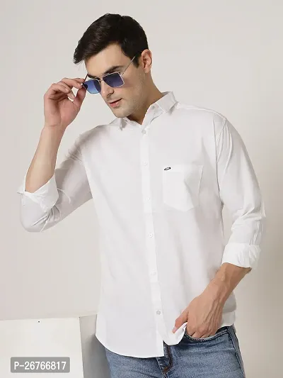 Stylish Men Cotton Regular Fit Casual Shirt-thumb0