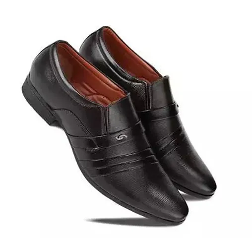 Bersache Men Brown Casual Formal Shoes