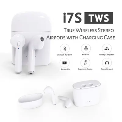 ACCRUMA i7S TWS Bluetooth Truly Wireless in Ear Earbuds with Mic Touch Sensor with and High Bass Level Supporting All Smart Ph