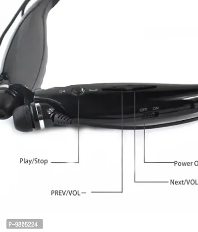 ACCRUMA HBS 730 Neck Band Bluetooth Headset Bluetooth Headset  (Black, In the Ear)-thumb4