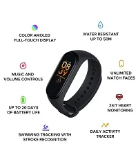 ACCRUMA M4 Band Fitness Tracker Watch with Activity Tracker Waterproof-thumb1