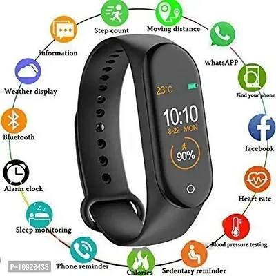 ACCRUMA M4 Smart Band,Fitness Tracker, Step Counter, Blood Pressure,Heart Rate Sleep Monitor OLED Screen-thumb3