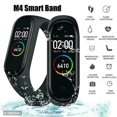 ACCRUMA M4 Smart Band,Fitness Tracker, Step Counter, Blood Pressure,Heart Rate Sleep Monitor OLED Screen-thumb4