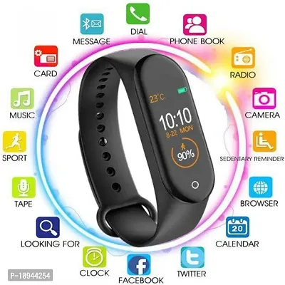 ACCRUMA M4 Smart Band,Fitness Tracker, Step Counter, Blood Pressure,Heart Rate Sleep Monitor OLED Screen-thumb4