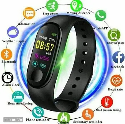 ACCRUMA M4 Band Heart Rate Monitor OLED Display Bluetooth 4.0 Waterproof Sports Health Activity Fitness Tracker-thumb2