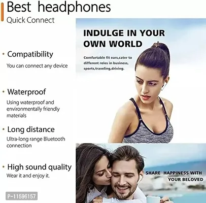 ACCRUMA I7S TWS  Earbuds Bass Headset with Mic Bluetooth Headset-thumb2