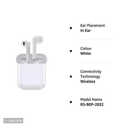ACCRUMA i12 Bluetooth Ear Buds Bluetooth Headset in Ear Earbuds with Mic Touch Sensor with and High Bass Level Supporting All Smart Phone  Device.-thumb4