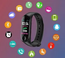 ACCRUMA M4 Fitness Smart band: If youre a fitness freak and love keeping a track of the calories burnt, sleep cycle, and heart rate, and then the M4 Smart Band is what you need. This smart band works-thumb2