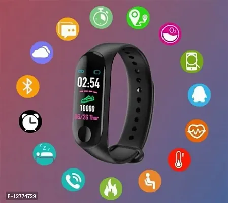 ACCRUMA M4 Fitness Smart band: If youre a fitness freak and love keeping a track of the calories burnt, sleep cycle, and heart rate, and then the M4 Smart Band is what you need. This smart band works-thumb3