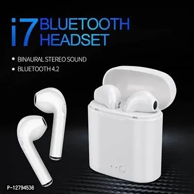 ACCRUMA  i7S Earphones with Mic Bluetooth Headset-thumb0