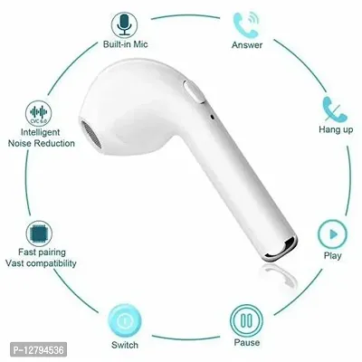 ACCRUMA  i7S Earphones with Mic Bluetooth Headset-thumb4