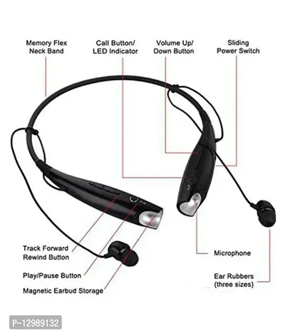 ACCRUMA  HBS 730 Bluetooth Headset - Black-thumb4