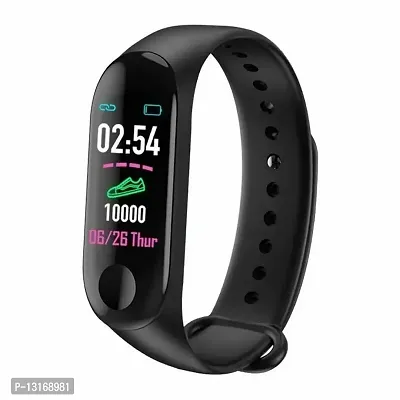 ACCRUMA M4 Fitness Band Pro M4 WATER-RESISTANT SMART FITNESS BAND WITH A COLOUR SCREEN, FITNESS TRACKER, BP, HEART RATE MONITOR