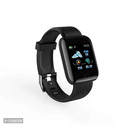 ACCRUMA  ID116 Smartwatch  (Black Strap, Free Size)-thumb0