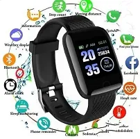 ACCRUMA  ID116 Smartwatch  (Black Strap, Free Size)-thumb2