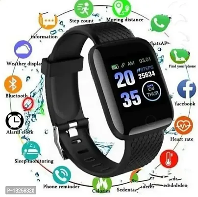 ACCRUMA  ID116 Smartwatch  (Black Strap, Free Size)-thumb3