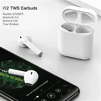 ACCRUMA i12 Bluetooth Ear Buds Bluetooth Headset in Ear Earbuds with Mic Touch Sensor with and High Bass Level Supporting All Smart Phone  Device-thumb3