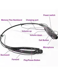 ACCRUMA   HBS-730 Bluetooth Wireless In Ear Earphones with Mic (Black)-thumb2