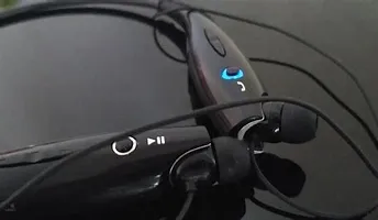 ACCRUMA HBS-730 Bluetooth Wireless In Ear Earphones with Mic (Black)-thumb1