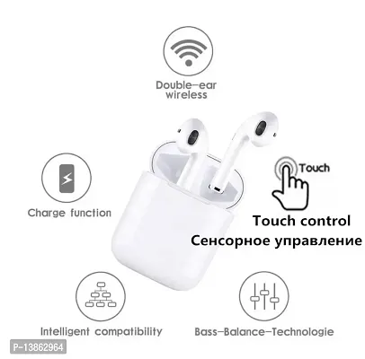 ACCRUMA i12 Bluetooth Ear Buds Bluetooth Headset in Ear Earbuds with Mic Touch Sensor with and High Bass Level Supporting All Smart Phone  Device-thumb4