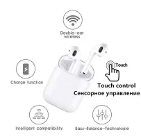ACCRUYMA i12 Bluetooth Ear Buds Bluetooth Headset in Ear Earbuds with Mic Touch Sensor with and High Bass Level Supporting All Smart Phone  Device-thumb3