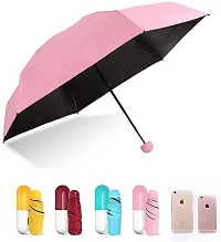 Mbuys Mall Ultra Light Mini Folding Compact Pocket Umbrella with Lovely Capsule Case Pocket Umbrella (Multi-color) Pocket Umbrella-thumb2