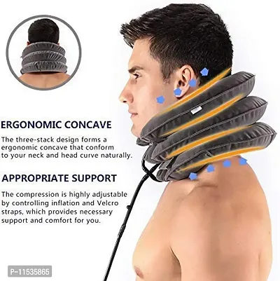 Mbuys Mall Air Pillow Massage Air Cervical Neck Traction for Chronic Neck Comforter massageador Neck disc herniation Soft Brace Device-thumb3