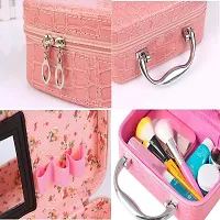 Mbuys Mall Makeup Train Storage Bag Case Jewelry Box Cosmetic Artist Organizer (Multicolour)-thumb4