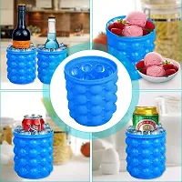 Mbuys Mall Silicone Ice Cube Maker Bucket Revolutionary Space Saving Ice-Ball Makers for Home, Party and Picnic-thumb1