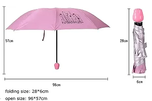 Rose Flower Case Umbrella Lightweight Waterproof UV Protection Mini Compact Foldable Design Travel Umbrella with Waterproof and Compact Bottle for Monsoon and Summer-multi color-thumb2