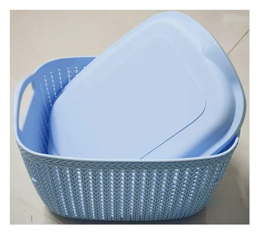 Mbuys Mall Net Basket Lid Q=6 Series for Storage with Handle or Lid ,(Multi colour)