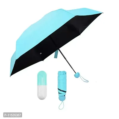 Mbuys Mall Ultra Light Mini Folding Compact Pocket Umbrella with Lovely Capsule Case Pocket Umbrella (Multi-color) Pocket Umbrella-thumb4