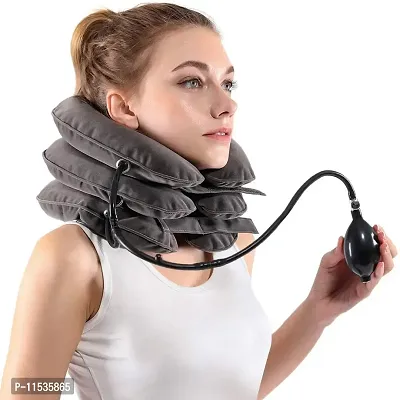 Mbuys Mall Air Pillow Massage Air Cervical Neck Traction for Chronic Neck Comforter massageador Neck disc herniation Soft Brace Device-thumb5