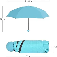 Capsule Mini Travel Umbrella Foldable UV Proof Windproof Protection For Rain (Multicolor).-thumb2