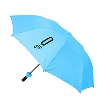 Mbuys Mall Unique Double Layer Folding Portable Wine Bottle Umbrella with Bottle Cover for UV Protection & Rain 110cm for Women & Men (Color As Per Availability)(Multi Color)-thumb4