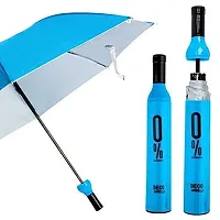 Mbuys Mall Double Layer Folding Portable Wine Bottle Umbrella with Bottle Cover for UV Protection  Rain (110cm) (Design  Multi-Color As Per Availability)-thumb3