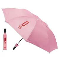 Mbuys Mall Ultra Umbrella Double Layer Folding Portable Umbrellas with Bottle Cover for UV Protection & Rain | Outdoor Unisex for Women & Men(Assorted Color)(Multi Color)-thumb2