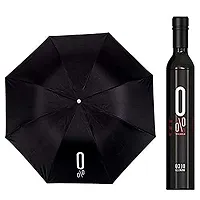 Mbuys Mall Double Layer Folding Portable Wine Bottle Umbrella with Bottle Cover for UV Protection  Rain (110cm) (Design  Multi-Color As Per Availability)-thumb2