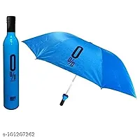 Mbuys Mall Ultra Umbrella Double Layer Folding Portable Umbrellas with Bottle Cover for UV Protection & Rain | Outdoor Unisex for Women & Men(Assorted Color)(Multi Color)-thumb1