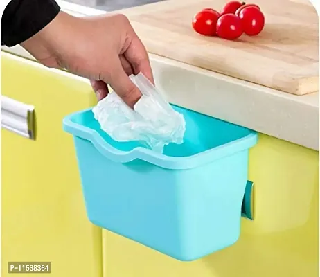 Mbuys Mall Kitchen Cabinet Door Hanging Trash Garbage Bin Can Rubbish Container Plastic Fruit Storage Container/Organizer/Hanging Trash Bin/Garbage Holder (Multi-color)-thumb5