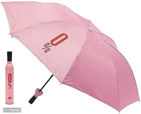 Mbuys Mall Stylish Windproof Windproof Double Layer Umbrella with Bottle Cover Umbrella for UV Protection & Rain | Outdoor Car Umbrella for Women & Men (Multicolour)-thumb5