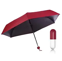 Mbuys Mall Ultra Light Mini Folding Compact Pocket Umbrella with Lovely Capsule Case Pocket Umbrella (Multi-color) Pocket Umbrella-thumb1